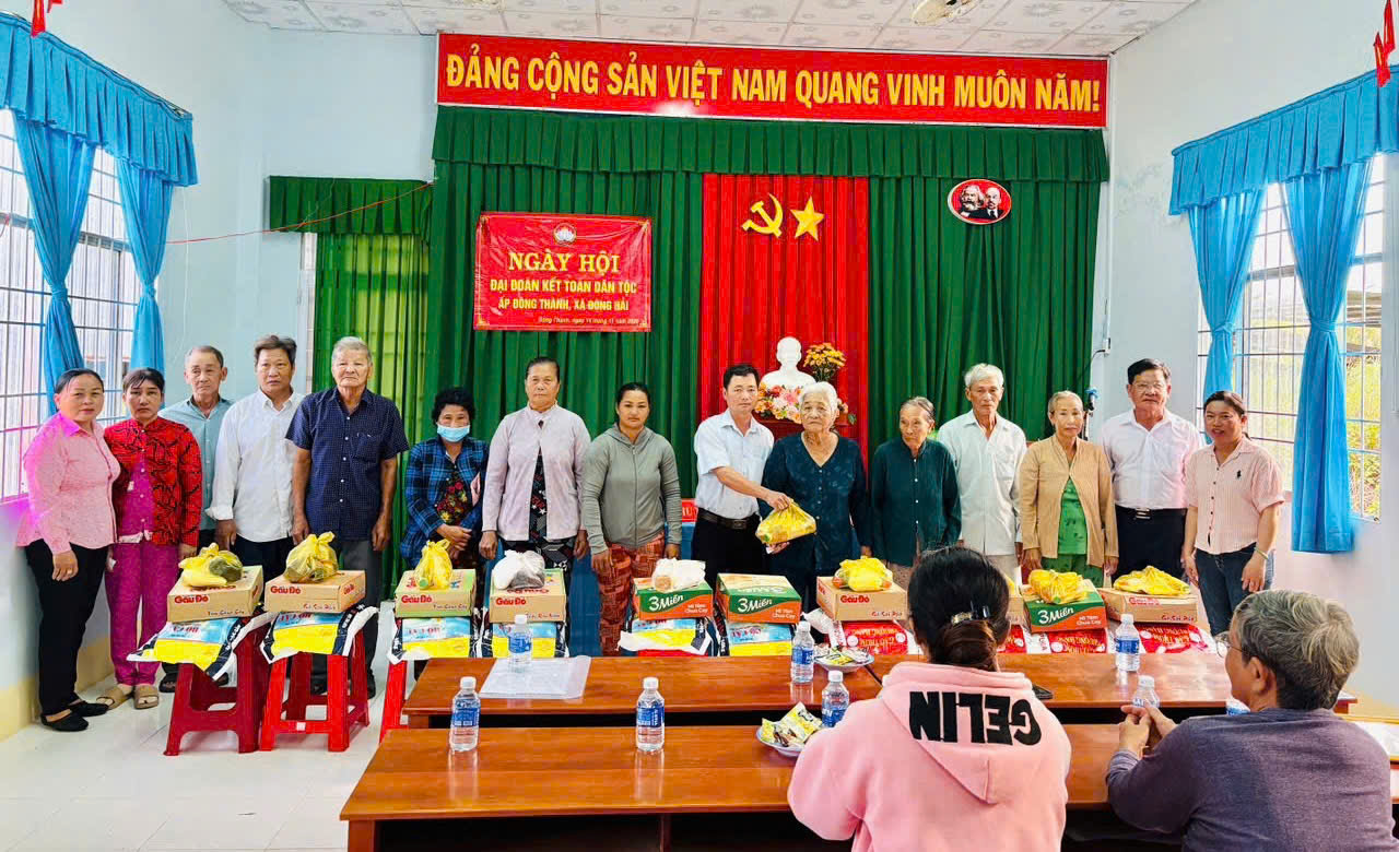 NGÀY HỘI ĐẠI ĐOÀN KẾT TOÀN DÂN TỘC NĂM 2025 TẠI XÃ ĐÔNG HẢI, TỈNH VĨNH LONG