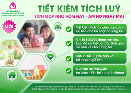 TIẾT KIỆM TÍCH LŨY – CHUNG TAY GIẢM NGHÈO