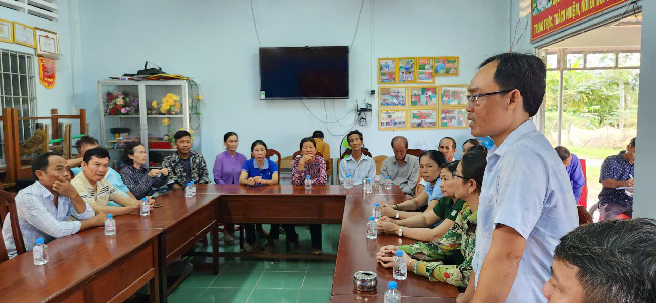 Triển khai mô hình trồng cà tím nhật và củ cải trắng