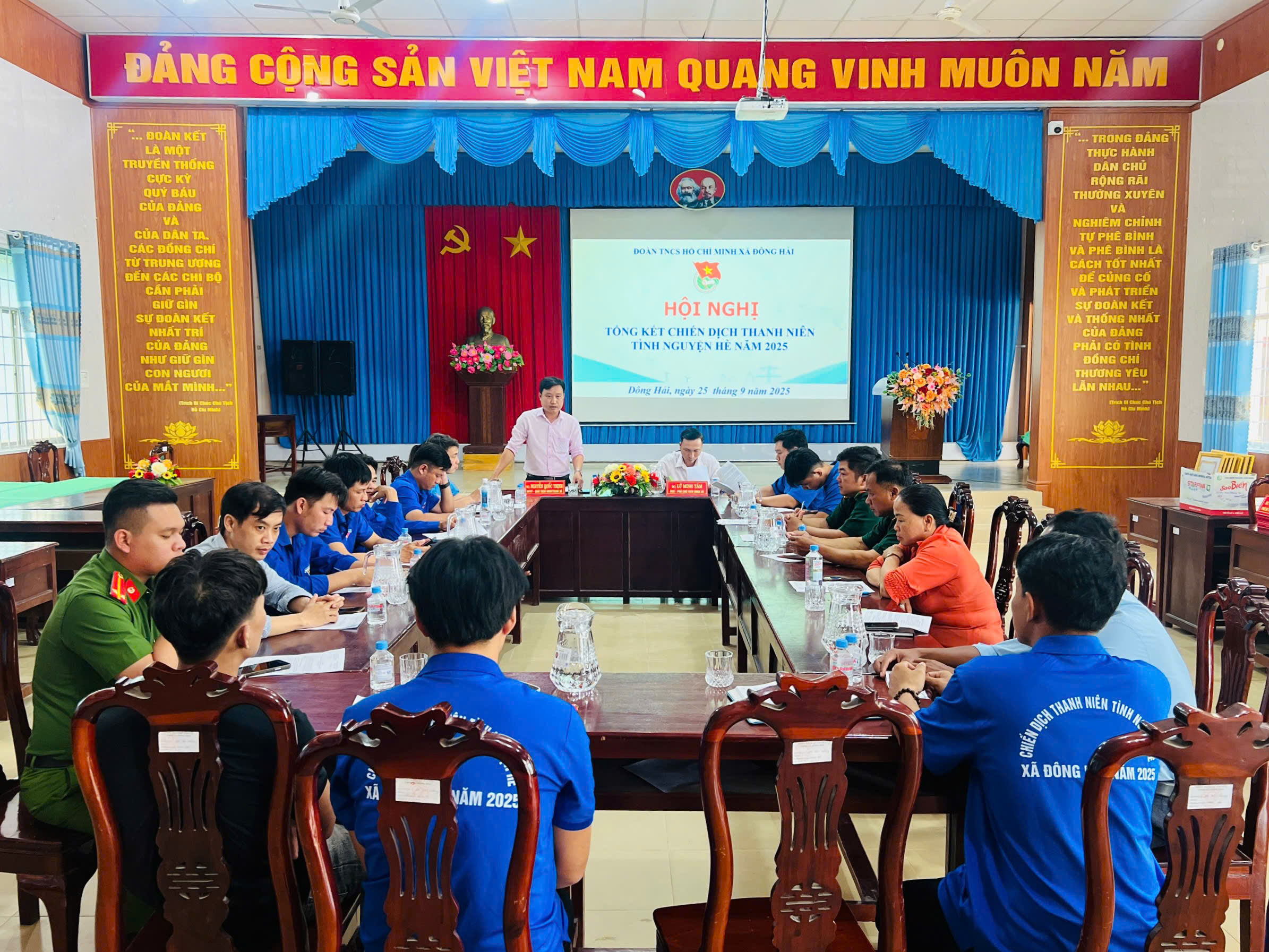 XÃ ĐÔNG HẢI TỔNG KẾT CHIẾN DỊCH THANH NIÊN TÌNH NGUYỆN HÈ NĂM 2025